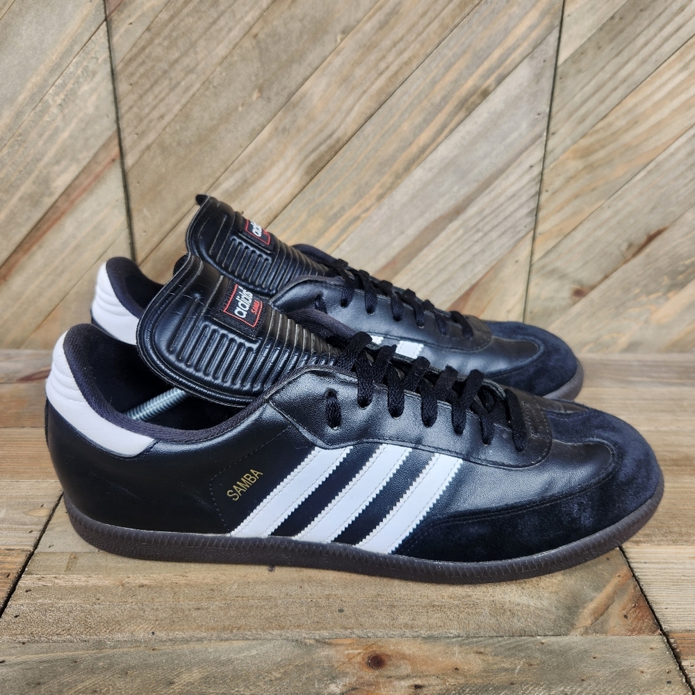 Adidas Samba Classic Mens Athletic Shoes Size 13 Black White Dark Gum 034563
